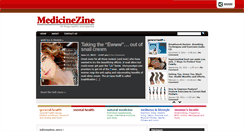 Desktop Screenshot of medicinezine.com